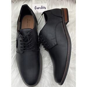 Call It Spring Men's Rampart Derby Size 12M Vegan Dress Shoes Black BED Foam NEW